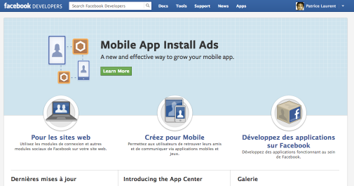 facebook developers